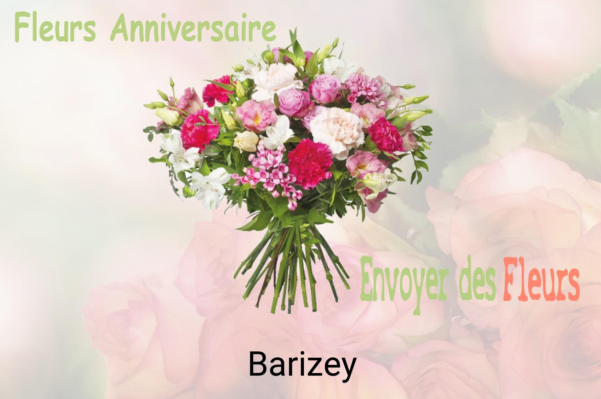 Bouquet de fleurs d’anniversaire livré à Barizey